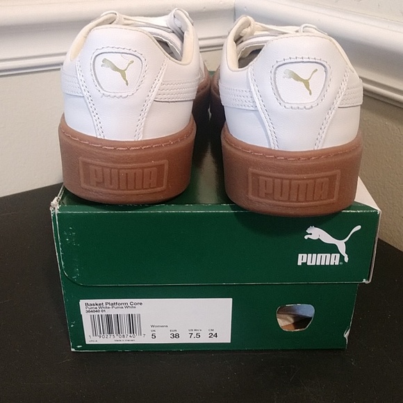🎈Puma Platform Core Leather Sneakers , NWT, Sz - Picture 6 of 8